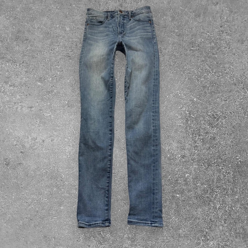 Abercrombie & Fitch Simone High Rise Super Skinny Jeans Womens 0R Blue Denim